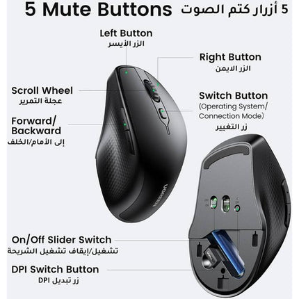 UGREEN Dual Mode Wireless Mouse MU101 – view 4