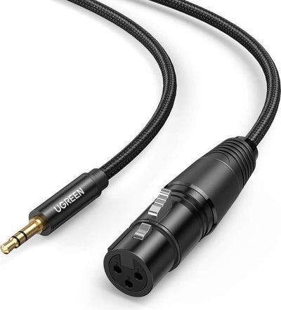 كيبل مايك يوجرين 3.5 مم إلى XLR AV182 – صورة 2