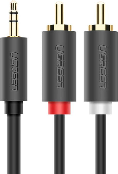 كيبل يوجرين 3.5 مم إلى 2RCA AV102 – صورة 2