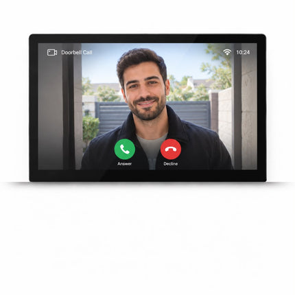 شاشة انتركم فيديو ذكية Tuya WiFi مقاس 10 إنش – IPS HD بدقة 1280×800 مع تسجيل وتحكم بالتطبيق