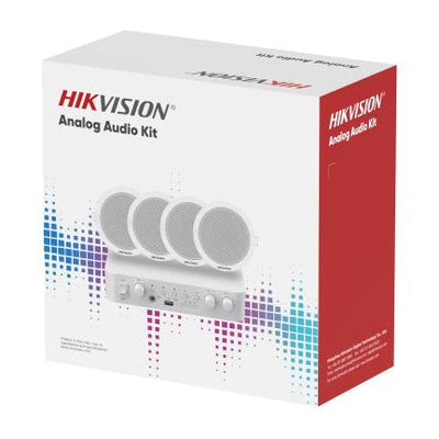 Hikvision DS-QAE0KA60206-4 60W Audio Kit with 4 Ceiling Speakers (2/2)