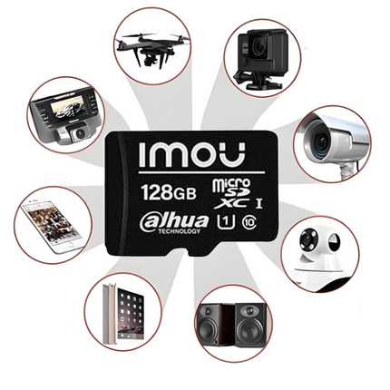 128GB SD Card | High-Speed Storage | Compatible with IMOU Cameras | Reliable Smart Home|