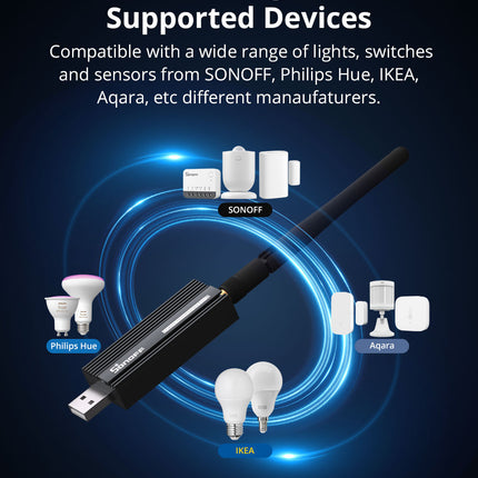SONOFF ZBDongle-P Zigbee 3.0 USB Dongle Plus | بوابة Zigbee احترافية لـ Home Assistant