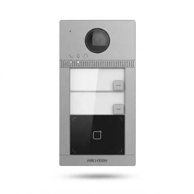 Hikvision 2MP IP Villa Door Station with 2 Call Buttons, Wi-Fi & Card Reader – DS-KV8213-WME1(B)