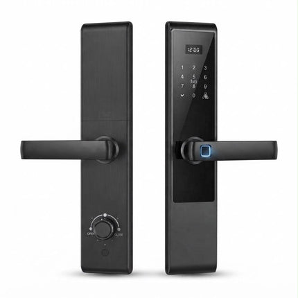 قفل باب ذكي Tuya WiFi – بصمة، كلمة مرور وتحكم بالتطبيق