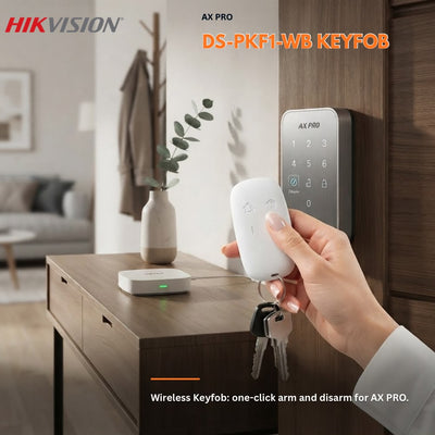Hikvision AX PRO 433MHz Wireless Alarm Keyfob Remote Control – DS-PKF1-WB