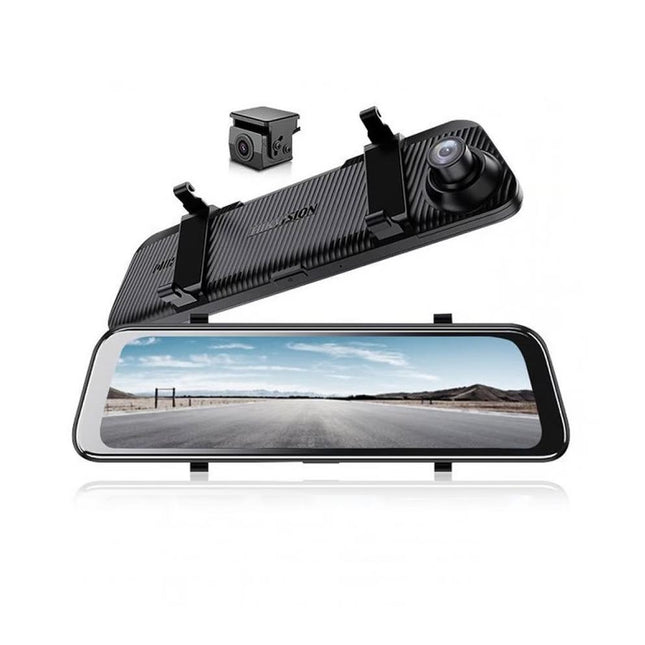 Hikvision AE-DC4928-K60PRO 2K Mirror Dash Camera with Rear Camera, 9.35-inch Touchscreen & Wi-Fi