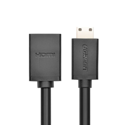 UGREEN Mini HDMI Male to HDMI Female Adapter Cable 22cm 20137