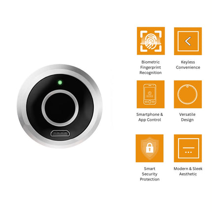 HA030 Biometric Fingerprint Cabinet Lock – Keyless Security Lock