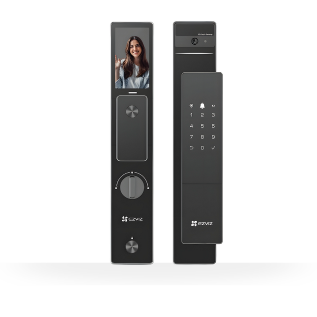 EZVIZ DL50VFS Smart Door Lock | Fingerprint, Keypad & App Control | Automatic Locking | Anti-Tamper Security | Waterproof & Durable | Smart Home Door Lock