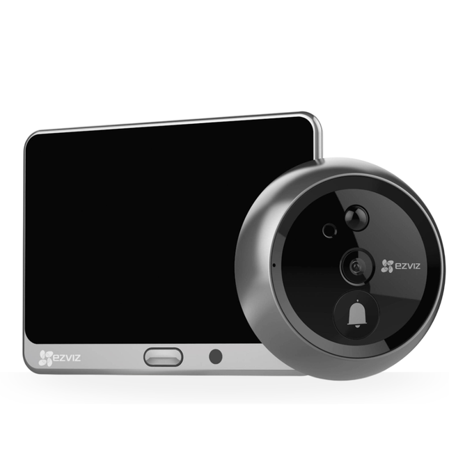EZVIZ DP2C 2MP Wire-Free Peephole Door Camera | Smart Display | Motion Detection | Two-Way Talk | Night Vision | Easy Installation