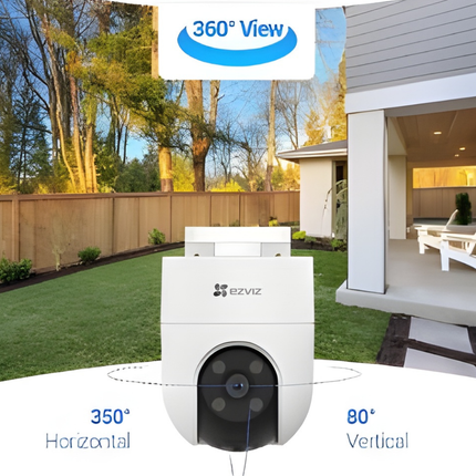EZVIZ H8C Series Pan & Tilt Wi-Fi Security Camera | 360° View | AI Human Detection | Night Vision | Two-Way Talk | Smart Motion Tracking