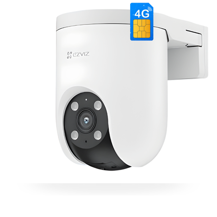 EZVIZ H8C 2K Pan & Tilt 4G Smart Home Camera | 3MP Outdoor Security | 360° Coverage | Night Vision | Motion Detection | Two-Way Audio | Weatherproof Design
