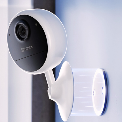 EZVIZ CB1 Wi-Fi Smart Home Battery Camera | 2MP Indoor Security Cam | Long-Lasting Battery | Two-Way Talk | Motion Detection | Works with Alexa & Google Assistant