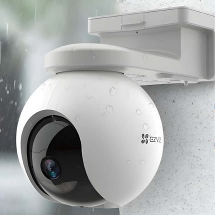 EZVIZ CB8 2K Wi-Fi Smart Camera | 3MP Outdoor PT Camera with Solar Support | Pan & Tilt | Color Night Vision | Two-Way Audio | Smart Motion Detection | 126m JD