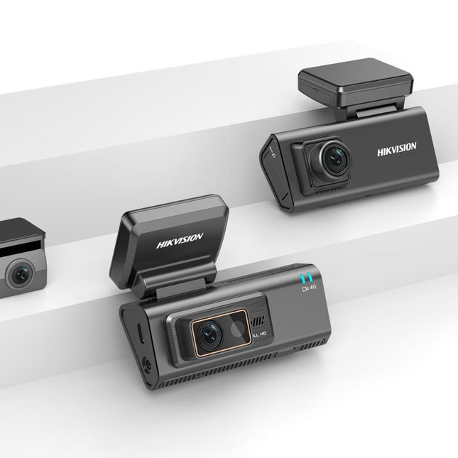 Hikvision AE-DC2032-V300 3-Channel Dash Camera with Front, Interior & Rear Recording, GPS and Wi-Fi