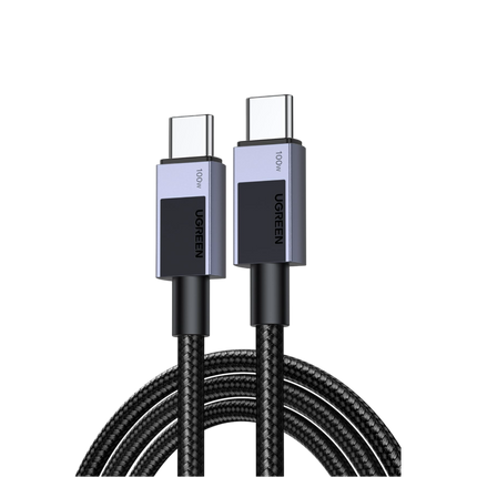 UGREEN USB-C to USB-C 100W PD Fast Charging Braided Cable 5A Max (Space Gray) L512