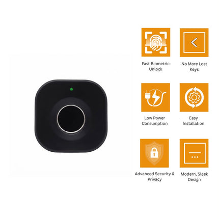 HA110 Biometric Fingerprint Lock for Drawers & Cabinets – Keyless Security