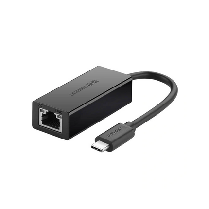 UGREEN USB-C to RJ45 10/100Mbps Ethernet Adapter (Black) 30287