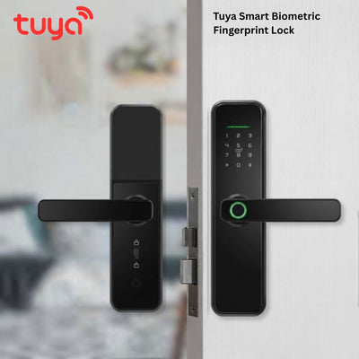 Tuya Wi-Fi Smart Biometric Fingerprint Door Lock with Keypad & App Control