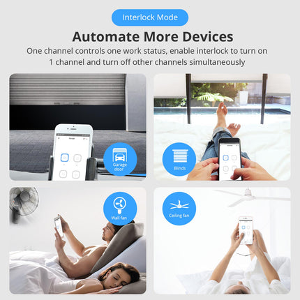 SONOFF 4CHPROR3 4-Gang Wi-Fi Smart Switch with RF Control (3/10)