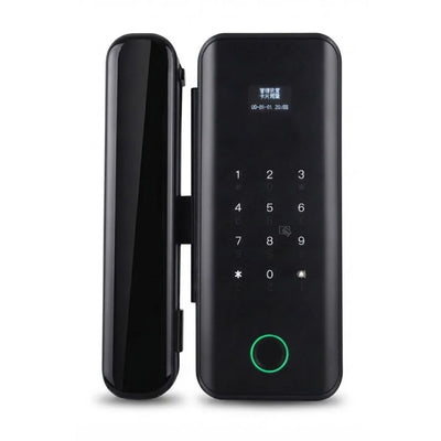 Tuya Wi-Fi Smart Glass Door Lock with Fingerprint, Password & App Control