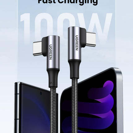 UGREEN Right Angle USB-C Cable US335 – view 2