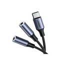 UGREEN USB-C to Dual 3.5mm Audio Splitter Cable Space Gray | AV144 | 30732