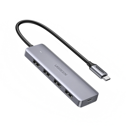 UGREEN USB-C to 4-Port USB 3.0 Hub with USB-C Power Port CM219