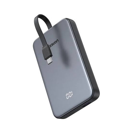 UGREEN 10000mAh 20W Power Bank with Built-in Cable | PB526 | 75161B