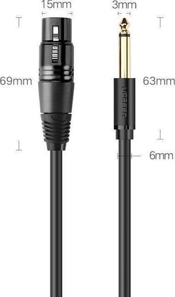 UGREEN 6.35mm to XLR Microphone Cable AV131 – view 4