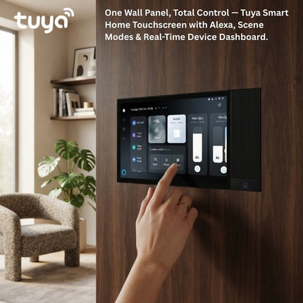 Tuya 8-Inch Smart Home Control Panel – Android Touchscreen with Alexa & Zigbee Gateway