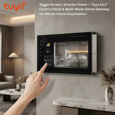 Tuya 10.1-Inch Smart Home Control Panel – Android Touchscreen with Alexa & Zigbee Gateway
