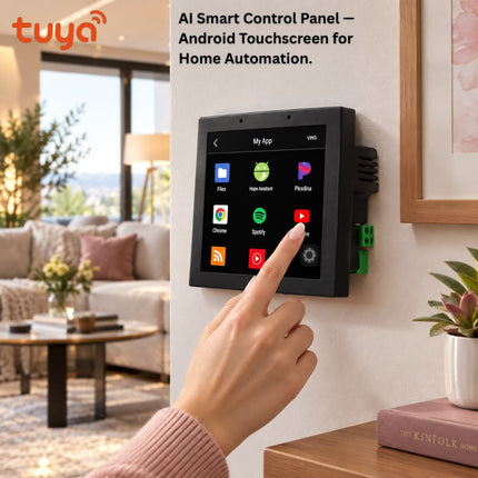 لوحة تحكم منزل ذكي Tuya بشاشة 4 إنش – أندرويد مع بوابة Zigbee مدمجة