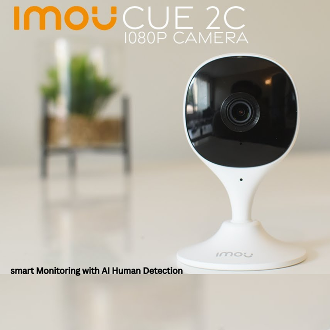 IMOU IPC-C22EP-A Cue 2C 1080P Wi-Fi Indoor Security Camera | Human Detection | Two-Way Audio | Night Vision