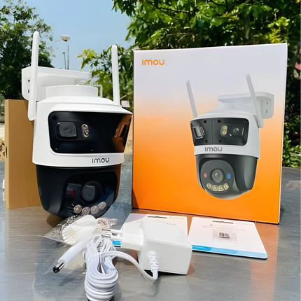 IMOU IPC-S7UP-11M0WED Cruiser 11MP Triple-Lens Outdoor PT Camera | Smart Home Security | Pan-Tilt | Night Vision | Motion Detection