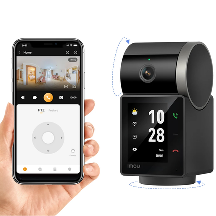 IMOU IPC-S2VP-5M0WR Rex VT 5MP Indoor Wi-Fi Camera | Dual-Way Audio & Video | Smart Tracking | Human Detection | Night Vision | Works with IMOU App