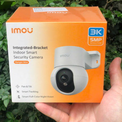 IMOU IPC-K2MP-5H1WE Ranger MINI | 5MP Indoor Wi-Fi Security Camera | AI Human Detection | Two-Way Audio | Night Vision | Privacy Mode | Works with Imou Life App