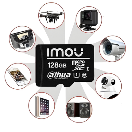 IMOU ST2-128-S1 128GB SD Card | High-Speed Storage | Compatible with IMOU Cameras | Reliable Smart Home Recording