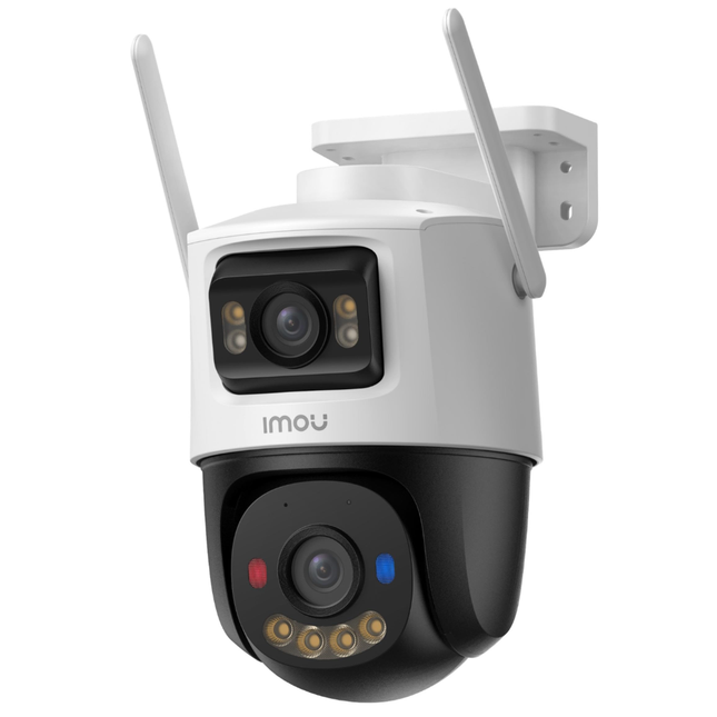 IMOU IPC-S7XFP-8U0WED | “Cruiser Dual 2 Pro” 8 MP Outdoor Dual-Lens PT Wi-Fi Security Camera | Pan/Tilt + Fixed Lens | Full-Color Night Vision (Aurora) | Smart Detection | Two-Way Audio & Alarm | Wi-Fi 6 / LAN / SD Storage