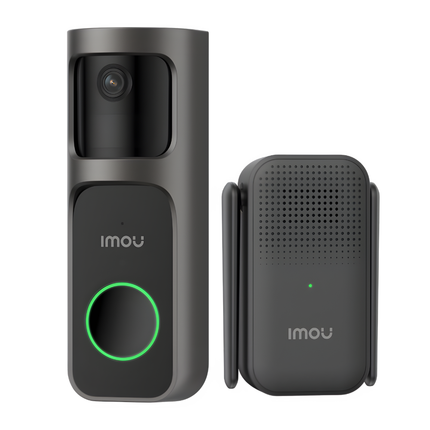 IMOU DB-3EP-4M0W/DS3  Doorbell 3 Kit 4MP Wi-Fi Video Doorbell | Smart Home Security | Two-Way Audio | Motion Detection | Night Vision
