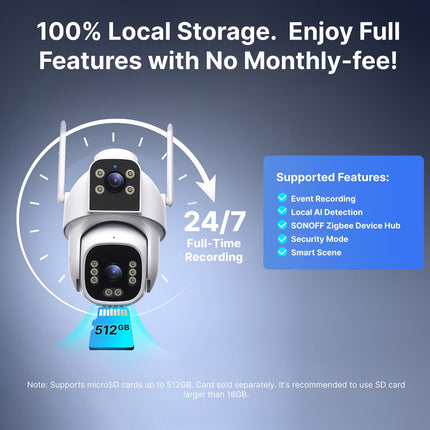 SONOFF CAM-C44HE CAM Outdoor DUO Dual-Lens Camera (6/9)