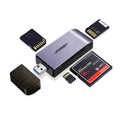UGREEN 4-In-1 USB 3.0 Card Reader SD/micro SD/CF/MS With 5Gbps Transfer Speed | CM180 | 50541