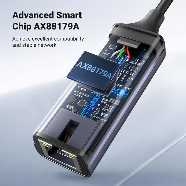 UGREEN USB 3.0 to RJ45 Gigabit Ethernet Adapter Aluminum Case | CM209 | 50922