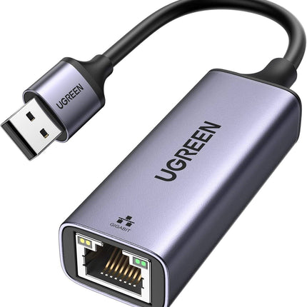 محول شبكة يوجرين USB 3.0 إلى RJ45 Gigabit Ethernet بهيكل ألومنيوم | CM209 | 50922