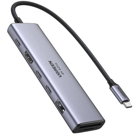 يوجرين موزع USB-C متعدد الوظائف 7 في 1 مع HDMI ‏4K@60Hz ونقل بيانات بسرعة 10Gbps موديل | CM511 | 45521