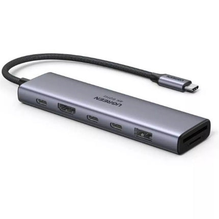 يوجرين موزع USB-C متعدد الوظائف 7 في 1 مع HDMI ‏4K@60Hz ونقل بيانات بسرعة 10Gbps موديل | CM511 | 45521