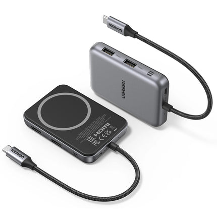 يوجرين موزع USB-C مغناطيسي 7 في 1 مع HDMI ‏4K@60Hz وUSB وSD/TF | CM896 | 65759