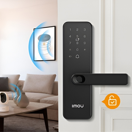 IMOU K1s-W Smart Door Lock | Wi-Fi & Bluetooth Access | Fingerprint & Password Unlock | Remote Control | Home Security