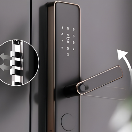 IMOU K1-W Smart Door Lock | Wi-Fi Enabled | Fingerprint & Password Access | Remote Control | Home Security